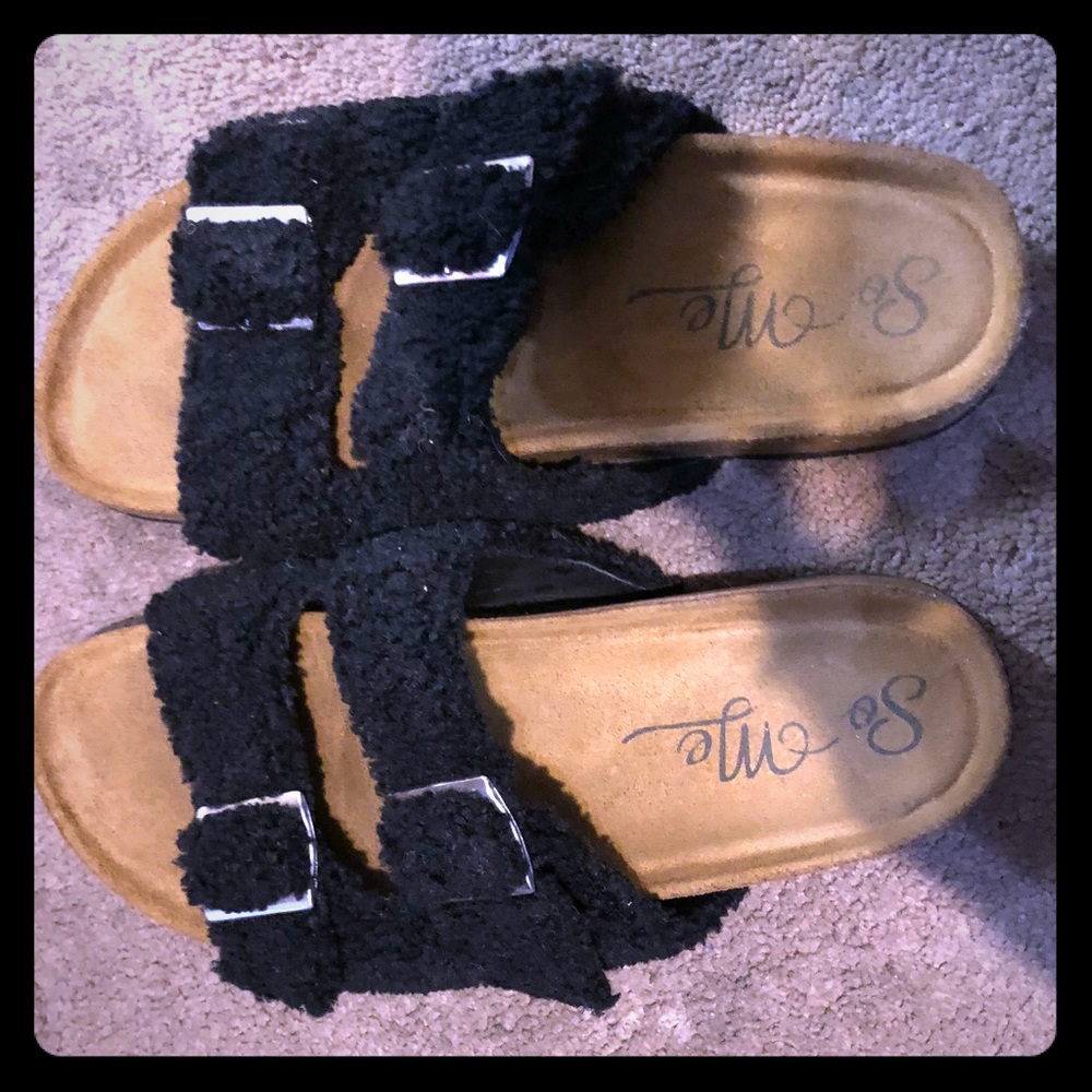 Sandals, go with every outfit.